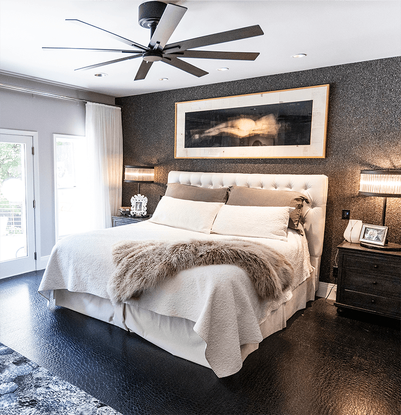 A luxury bedroom remodel in Edwardsville, Illinois
